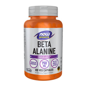 Now Foods, Beta Alanine, 750 mg, 120 Caps