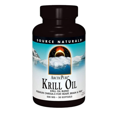 Source Naturals, Arctic Pure Krill Oil, 500 MG, 30 Sftgls