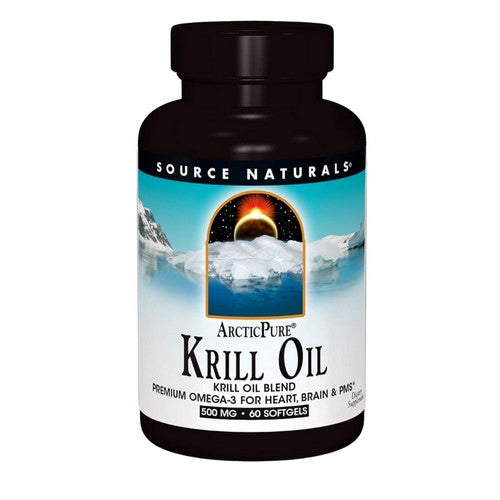 Source Naturals, Arctic Pure Krill Oil, 500 MG, 60 Sftgls