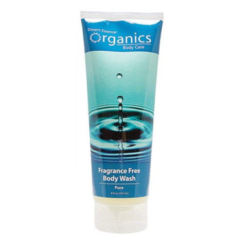 Desert Essence, Organic Soothing Body Wash Fragrance Free, 8 Oz