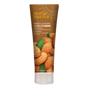 Desert Essence, Sweet Almond Body Wash, 8 Oz