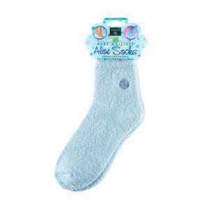 Earth Therapeutics, Aloe Socks Blue, 1 Pair