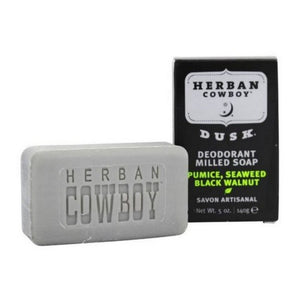 Herban Cowboy, Dusk Milled Bar Soap With Seaweed And Pumice, 5 Oz