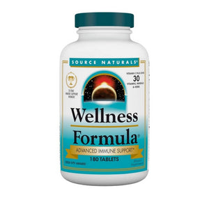 Source Naturals, Wellness Formula, Bio-Aligned, 180 Tabs