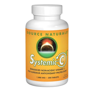 Source Naturals, Systemic C tablets, 1000mg, 200 Tabs