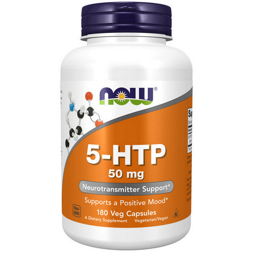 Now Foods, 5-HTP, 50 Mg, 180 Veg Caps