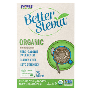Now Foods, Organic Stevia Packets, 75 Packets