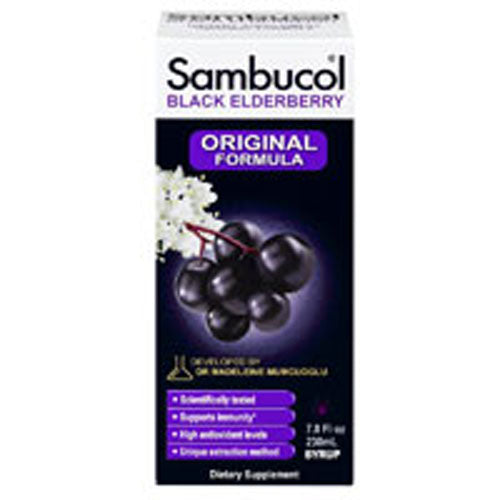 Sambucol, Black Elderberry Syrup, Syrup 7.8 Oz