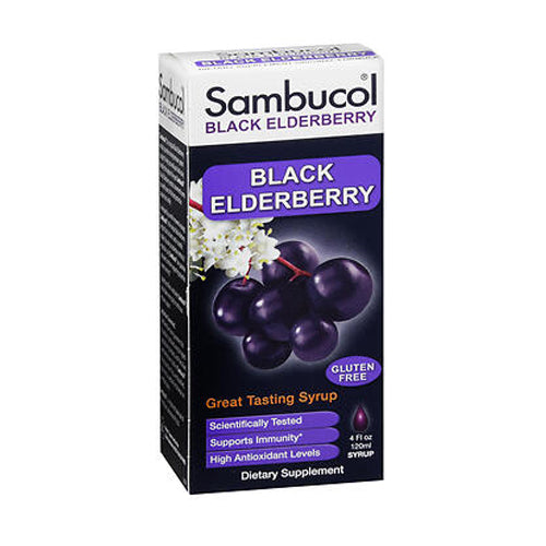 Sambucol, Black Elderberry Syrup, 4 oz