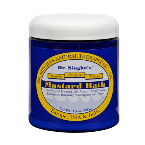 Dr. Singha's, Mustard Bath Ayurvedic Bath Salts, 16 Oz