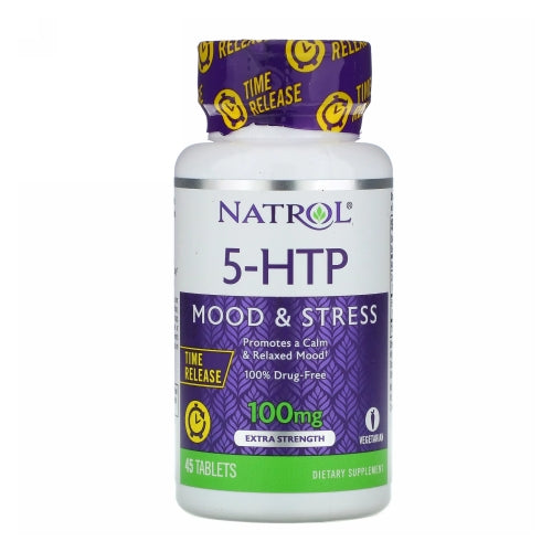 Natrol, 5-HTP Time Release, 100 Mg, 45 Tabs