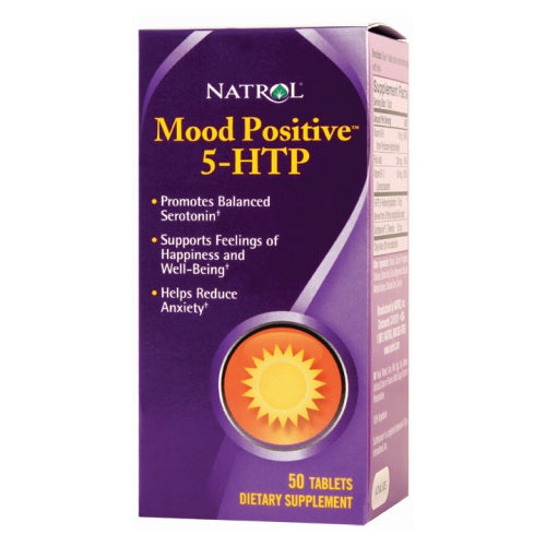 Natrol, Mood Positive 5-HTP, 50 Tabs