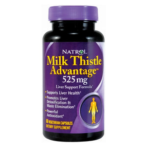 Natrol, Milk Thistle Advantage, 525 Mg, 60 Caps
