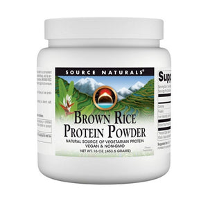 Source Naturals, Brown Rice Protein Powder, 454 Gram, 1LB (454gm)