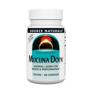 Source Naturals, Mucuna Dopa, 100 Mg, 60 vegi caps