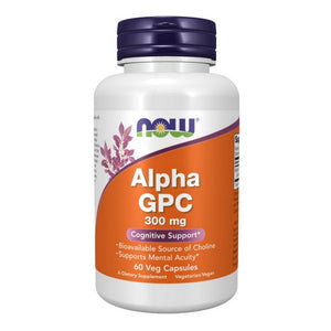 Now Foods, Alpha GPC, 300 Mg, 60 Veg caps