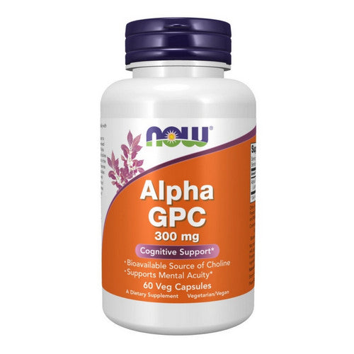 Now Foods, Alpha GPC, 300 Mg, 60 Veg caps