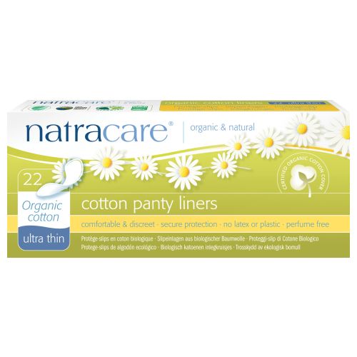 Natracare, Organic Cotton Panty Liners Ultra Thin, 22 Count