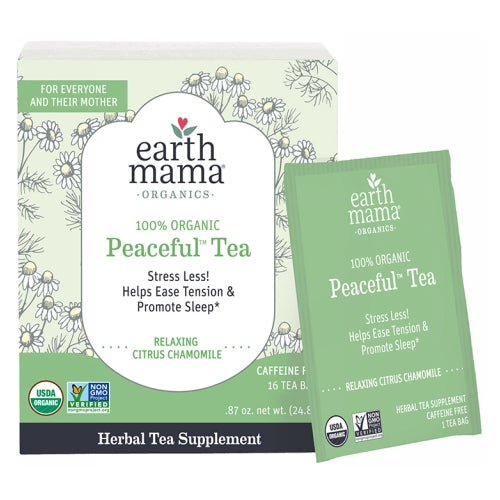 Earth Mama Angel Baby, Organic Peaceful Mama Tea, 16 CT
