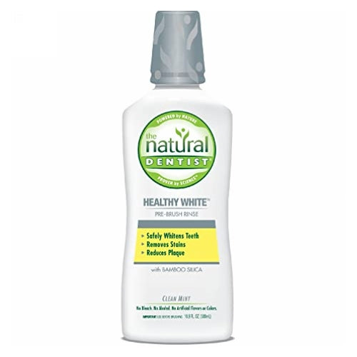 Natural Dentist, Rinse Whitening Mint Pre-Brush, 16.9 oz