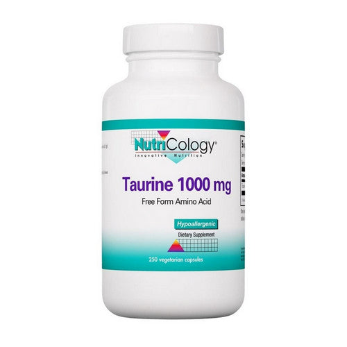 Nutricology/ Allergy Research Group, Taurine, 1000 Mg, 250 Caps