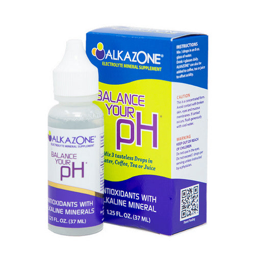 Alkazone, Alkaline Drops With Antioxidant, 1.25 Oz