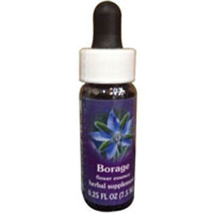 Flower Essence Services, Borage Herbal Supplement Dropper, 0.25 oz