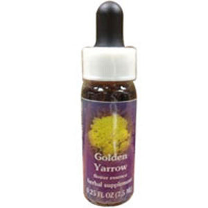 Flower Essence Services, Golden Yarrow Dropper, 0.25 oz