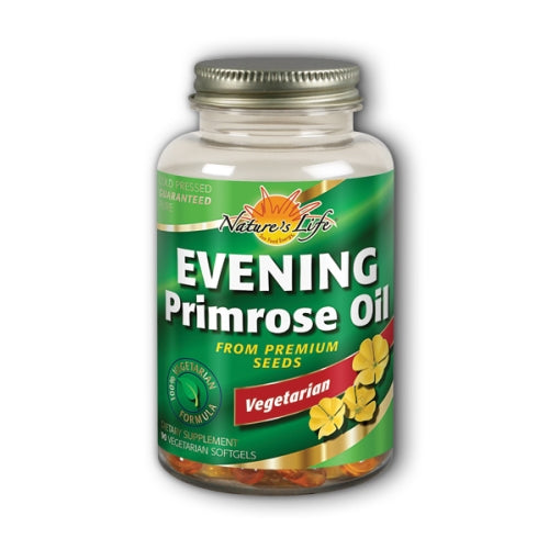 Nature's Life, Evening Primrose Oil, 100% Vegetarian 90 Softgels