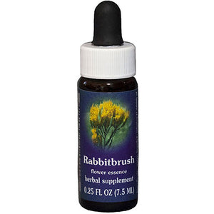 Flower Essence Services, Rabbitbrush Dropper, 0.25 oz