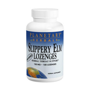 Planetary Herbals, Slippery Elm Lozenges, 24 Count