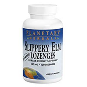 Planetary Herbals, Slippery Elm Lozenges, 100 Count
