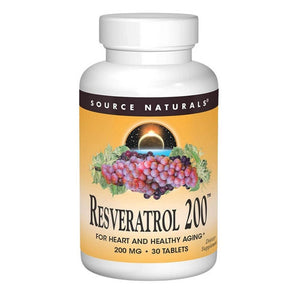 Source Naturals, Resveratrol, 200 mg, 30 Tabs