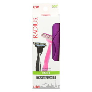 Radius, Razor Travel Case Bpa-Free Assorted Colors, 1 Count