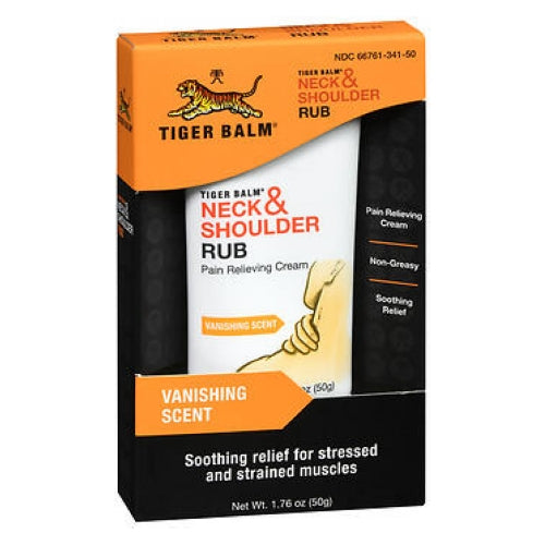 Tiger Balm, Pain Relieving Cream Neck And Shoulder Rub, 1.76 oz