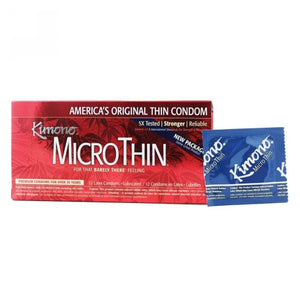 Kimono, Microthin Condoms Premium Lubricated, 12 Count