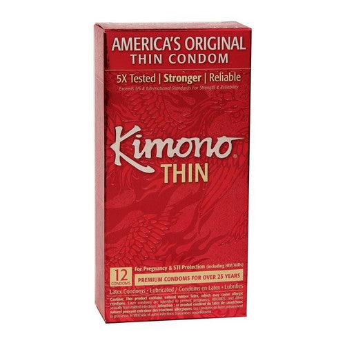 Mayer Laboratories, Kimono Thin Condoms, 12 CT