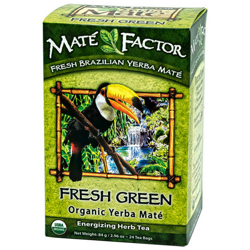 The Mate Factor, Organic Yerba Mate Fresh Green, 24 Bag