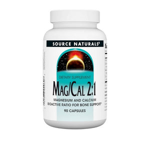 Source Naturals, Magnesium and Calcium 2:1, 370 mg, 90 Caps