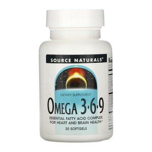 Source Naturals, Omega 3, 6, 9, 30 Softgels