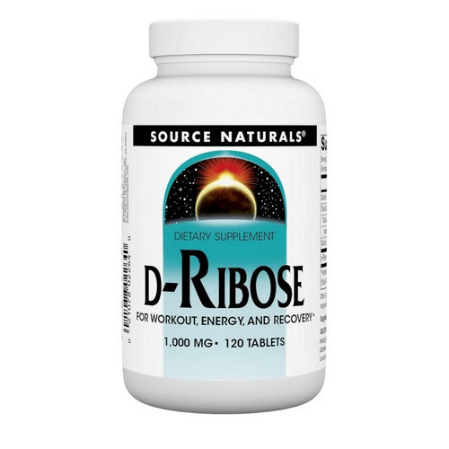 Source Naturals, D-Ribose, 1000 mg, 120 Tabs