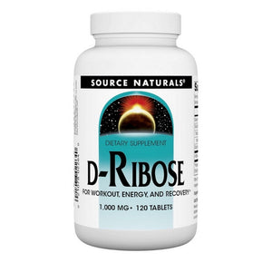 Source Naturals, D-Ribose, 1000 mg, 120 Tabs