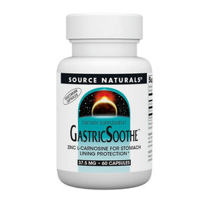 Source Naturals, Gastricsoothe Zinc L-Carnosine, 37.5 Mg, 60 Caps