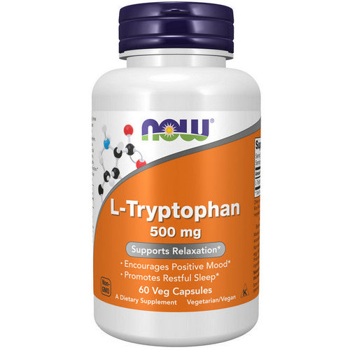 Now Foods, L-Tryptophan, 500 mg, 60 Vcaps