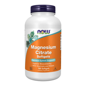 Now Foods, Magnesium Citrate, 180 softgels