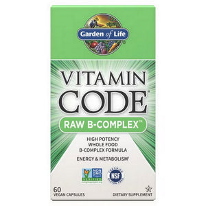 Garden of Life, Vitamin Code Raw B-Complex, 60 Caps