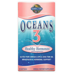 Garden of Life, Oceans 3, Healthy Hormones 90 Softgels