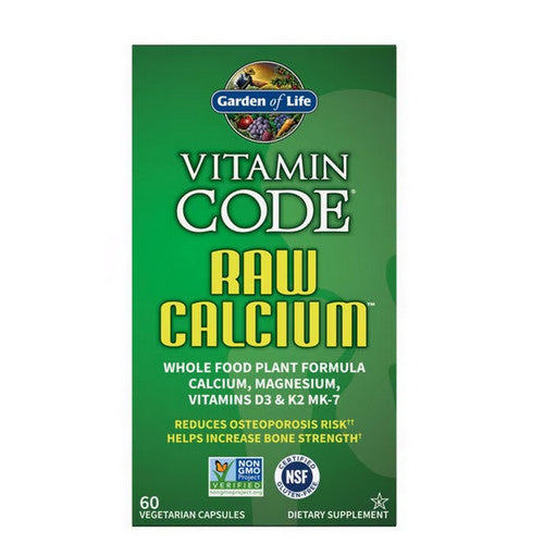 Garden of Life, Vitamin Code, Raw Calcium 60 Caps