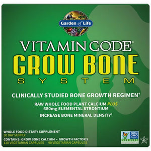 Garden of Life, Vitamin Code, Grow Bone System 1 Kit