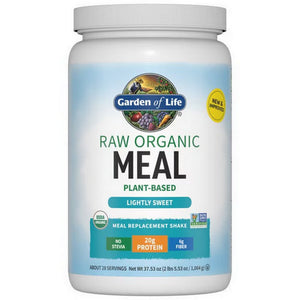 Garden of Life, Raw Organic Meal Lightly Sweet, 37.53 Oz